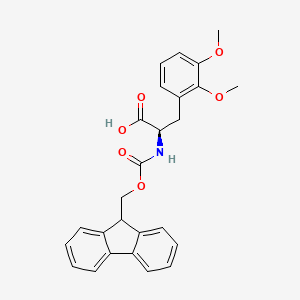 molecular formula C26H25NO6 B12275884 N-Fmoc-2,3-dimethoxy-D-phenylalanine 