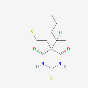 molecular formula C12H20N2O2S2 B1227589 Methitural CAS No. 467-43-6