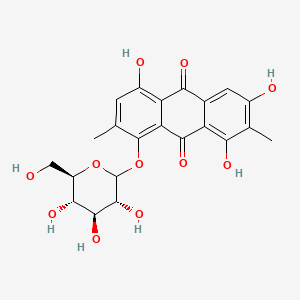 molecular formula C22H22O11 B1227597 Nodososide CAS No. 31843-68-2