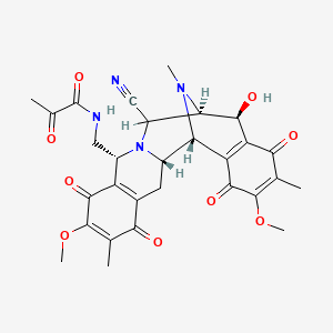 molecular formula C29H30N4O9 B1227599 Saframycin G CAS No. 92569-02-3