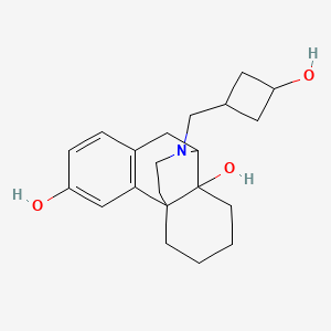 molecular formula C21H29NO3 B1227631 Hydroxybutorphanol 