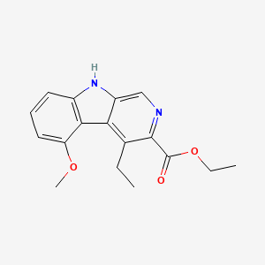 4-Ethyl-5-methoxy-9H-pyrido(3,4-b)indole-3-carboxylic acid ethyl ester