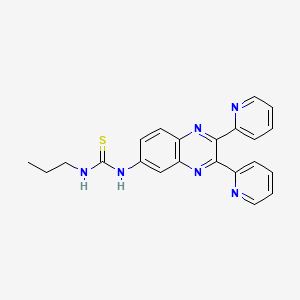 1-[2,3-Bis(2-pyridinyl)-6-quinoxalinyl]-3-propylthiourea