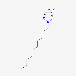 molecular formula C14H27N2+ B1227720 1-Decyl-3-methylimidazolium CAS No. 81994-88-9
