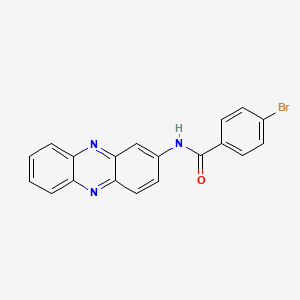 4-bromo-N-(2-phenazinyl)benzamide