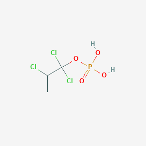 molecular formula C3H6Cl3O4P B1227737 Trichloropropylphosphate CAS No. 58888-75-8