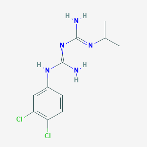 molecular formula C11H15Cl2N5 B122775 1-(3,4-Dichlorophenyl)-5-isopropylbiguanide CAS No. 537-21-3