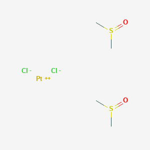 molecular formula C4H12Cl2O2PtS2 B1227767 cis-Dichlorobis(dimethylsulfoxido)platinum(II) CAS No. 22840-91-1