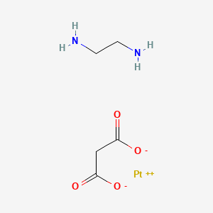 (Ethane-1,2-diamine-N,N')[malonato(2-)-O,O']platinum