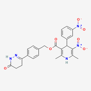 molecular formula C25H23N5O7 B1227783 Bay T 5006 CAS No. 119199-59-6