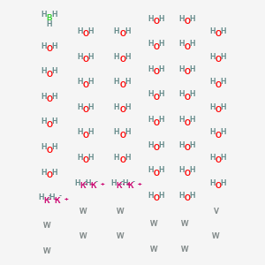 molecular formula BH91K6O41VW11 B1227785 Hexapotassium-alpha-vanado-11-tungstoborate CAS No. 93253-86-2