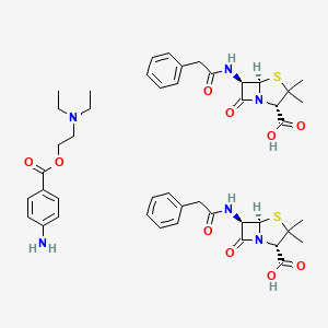 molecular formula C45H56N6O10S2 B1227799 Jenicillin A CAS No. 57607-41-7