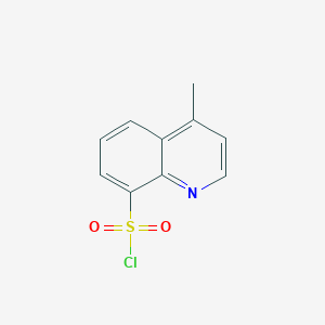 molecular formula C10H8ClNO2S B122780 4-甲基喹啉-8-磺酰氯 CAS No. 13982-84-8