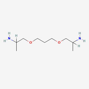 molecular formula C9H22N2O2 B1227801 1-[3-(2-Aminopropoxy)propoxy]propan-2-amine 
