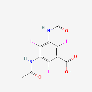 Amidotrizoic acid anion