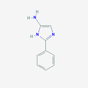 molecular formula C9H9N3 B122782 2-Phenyl-1H-imidazol-4-amine CAS No. 154535-79-2