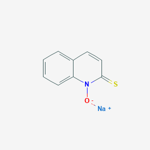 molecular formula C9H6NNaOS B1227838 2-Mercaptoquinoline-N-oxide CAS No. 32597-42-5