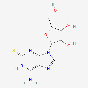 6-amino-9-((2R,3R,4S,5R)-3,4-dihydroxy-5-(hydroxymethyl)tetrahydrofuran-2-yl)-3,9-dihydro-2H-purine-2-thione