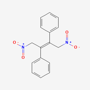 molecular formula C16H14N2O4 B1227871 1,4-Dinitro-2,3-diphenyl-2-butene CAS No. 94608-59-0