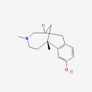 molecular formula C15H21NO B1227872 Eptazocine CAS No. 72522-13-5