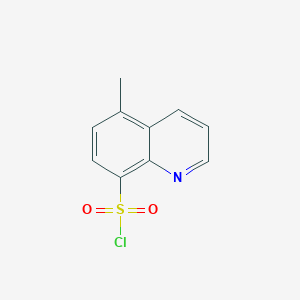 molecular formula C10H8ClNO2S B122788 5-Methylquinoline-8-sulfonyl chloride CAS No. 71322-92-4