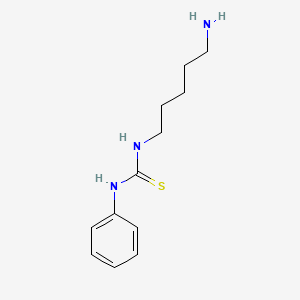 molecular formula C12H19N3S B1227915 1-(5-Aminopentyl)-3-phenylthiourea CAS No. 99223-34-4