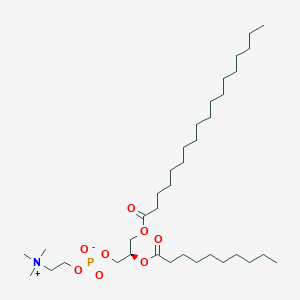 molecular formula C36H72NO8P B1227920 1-Octadecanoyl-2-decanoyl-sn-glycero-3-phosphocholine CAS No. 78119-50-3