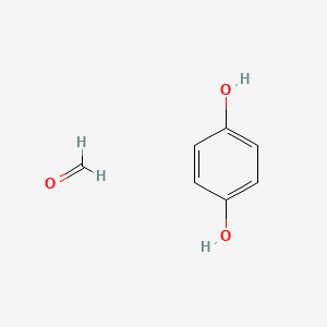 molecular formula C7H8O3 B1227925 Benzene-1,4-diol;formaldehyde CAS No. 26353-95-7