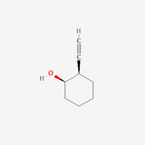 molecular formula C8H12O B12279267 (1R,2R)-2-ethynylcyclohexan-1-ol 