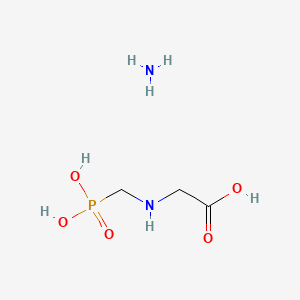 molecular formula C3H11N2O5P B12279329 Glyphosate monoammonium CAS No. 40465-66-5