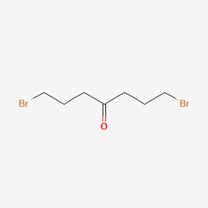 molecular formula C7H12Br2O B12279403 1,7-Dibromo-heptan-4-one CAS No. 89774-18-5