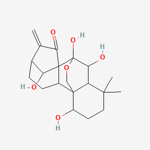 molecular formula C20H28O6 B1227945 Rubescensin A CAS No. 28957-10-0