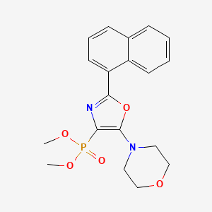 4-[4-Dimethoxyphosphoryl-2-(1-naphthalenyl)-5-oxazolyl]morpholine