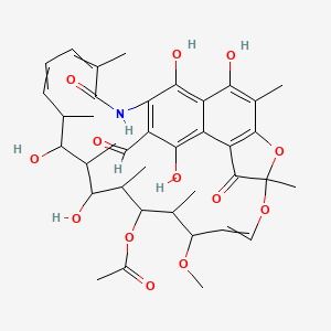 molecular formula C38H47NO13 B1227948 Rifamycin, 3-formyl- 