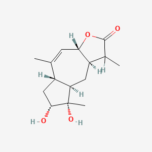 (3aR,5aS,7R,8S,8aR,9aR)-7,8-dihydroxy-1,5,8-trimethyl-1,3a,5a,6,7,8a,9,9a-octahydroazuleno[6,5-b]furan-2-one