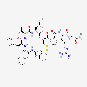 1-(2-Mercapto-beta,beta-cyclopentamethylenepropionic acid)-2-phenylalanyl-4-valine-argipressin