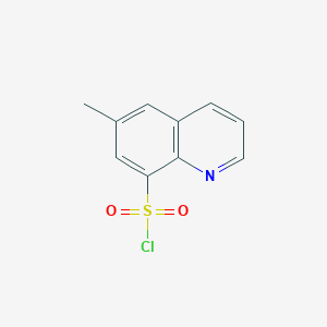 molecular formula C10H8ClNO2S B122797 6-Methylquinoline-8-sulfonyl chloride CAS No. 21863-51-4