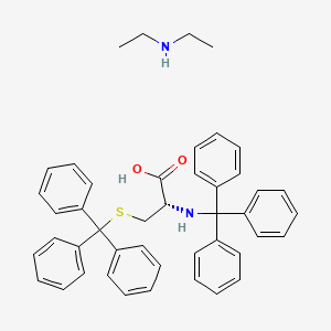 molecular formula C45H46N2O2S B12279983 Trt-D-Cys(trt)-OH.DEA 