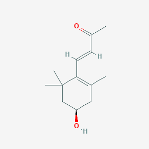 molecular formula C13H20O2 B122800 (3R)-羟基-β-离子酮 CAS No. 50281-38-4