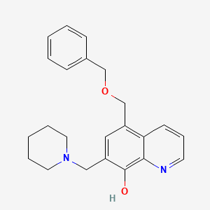 5-(Phenylmethoxymethyl)-7-(1-piperidinylmethyl)-8-quinolinol