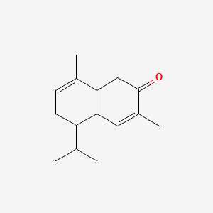 3,8-dimethyl-5-propan-2-yl-4a,5,6,8a-tetrahydro-1H-naphthalen-2-one