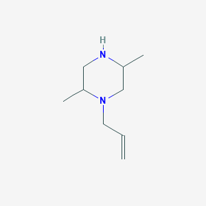 molecular formula C9H18N2 B1228014 1-Allyl-2,5-dimethylpiperazine 
