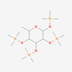 molecular formula C18H44O5Si4 B12280151 Trimethylsilyl-L-(+)-rhamnose 