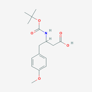 molecular formula C16H23NO5 B12280238 3-(Boc-amino)-4-(4-methoxyphenyl)butyric Acid 