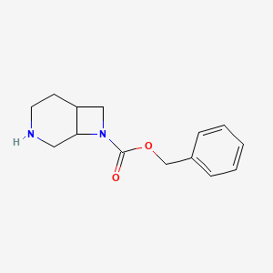 molecular formula C14H18N2O2 B12280306 Benzyl 3,8-diazabicyclo[4.2.0]octane-8-carboxylate 