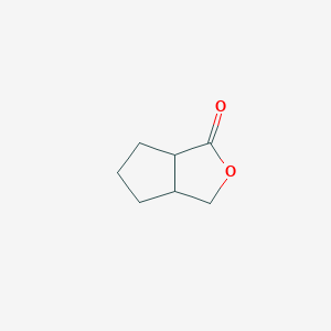 molecular formula C7H10O2 B12280320 Hexahydro-1H-cyclopenta[c]furan-1-one CAS No. 5733-03-9