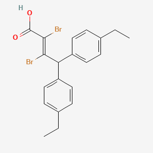 molecular formula C20H20Br2O2 B1228034 Edikron CAS No. 38273-00-6