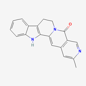 molecular formula C19H15N3O B1228045 Angustidine CAS No. 40217-50-3