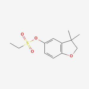 molecular formula C12H16O4S B1228046 Benfuresate CAS No. 68505-69-1