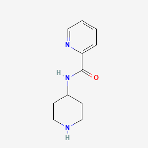 molecular formula C11H15N3O B12280478 N-(Piperidin-4-YL)pyridine-2-carboxamide 